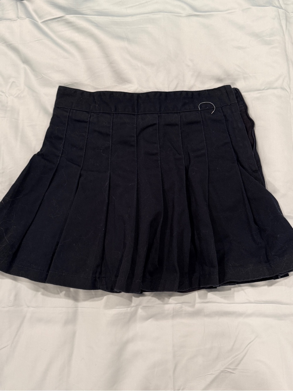Brandy Melville navy Pleated Circle Skater Skirt